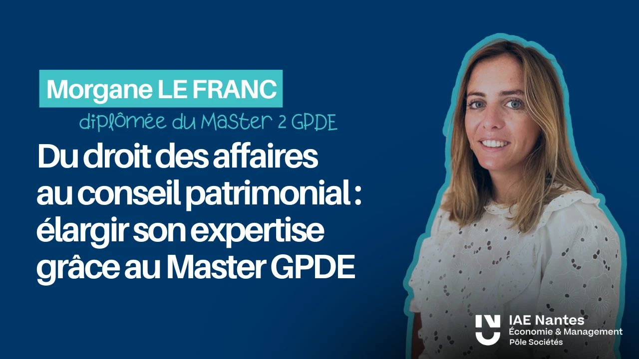 Morgane Le Franc - M2 GPDE